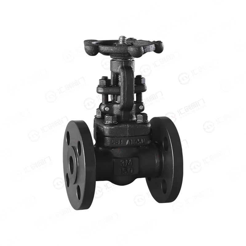 Wrought steel flange gate valve