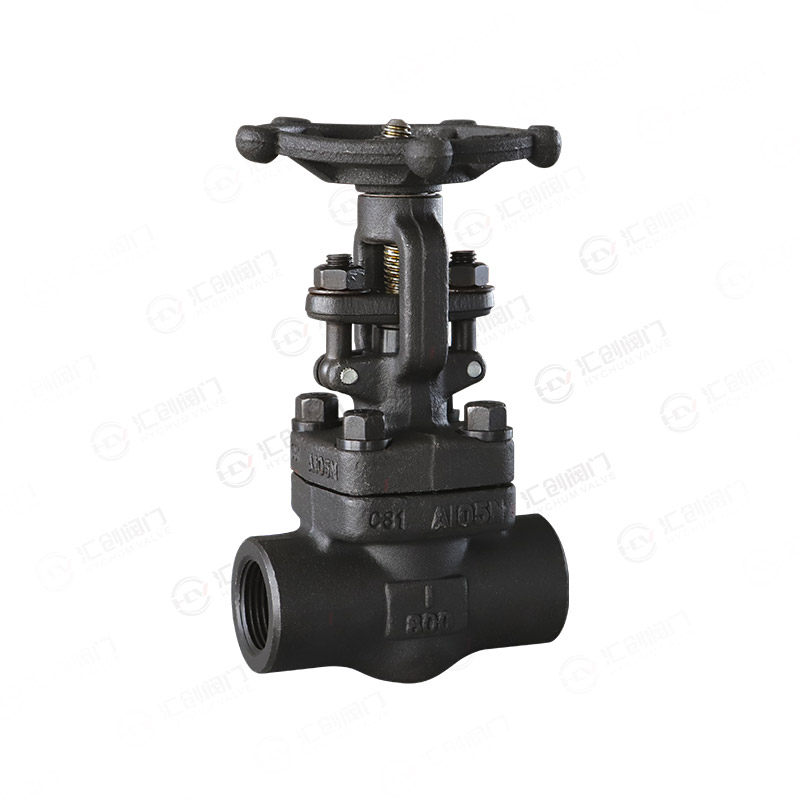 Forged steel threaded gate valve