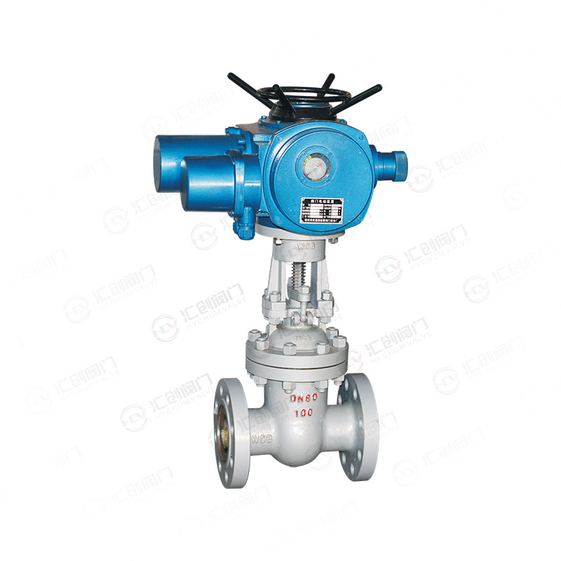 Electric flange gate valve