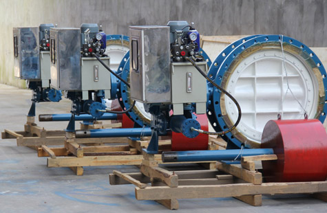 Pneumatic fluorine-lined butterfly valve: industrial valve with corrosion-resistant and high-efficiency control