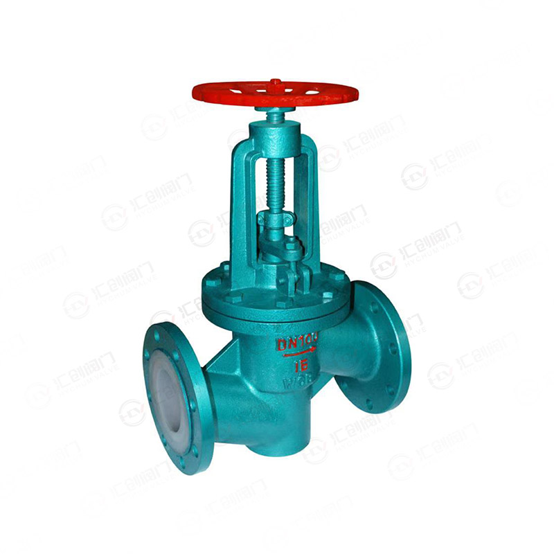 Fluorine-lined check valve