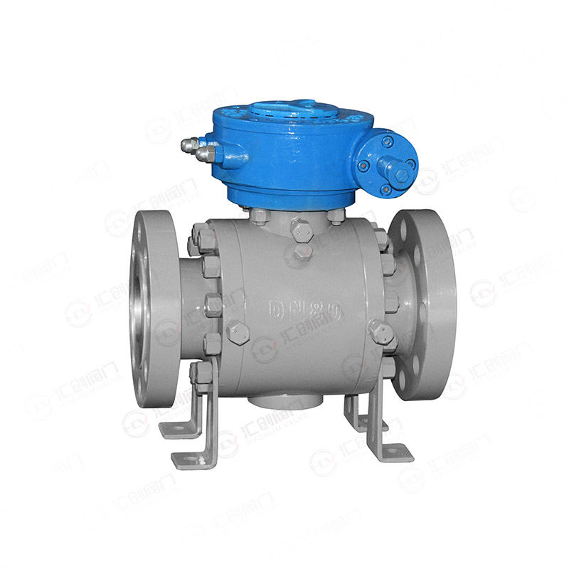 Forged steel flange ball valve
